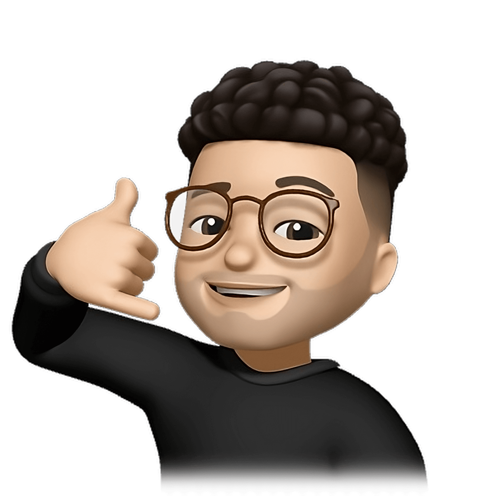 Memoji of Sean, showing a man with cropped hair and glasses