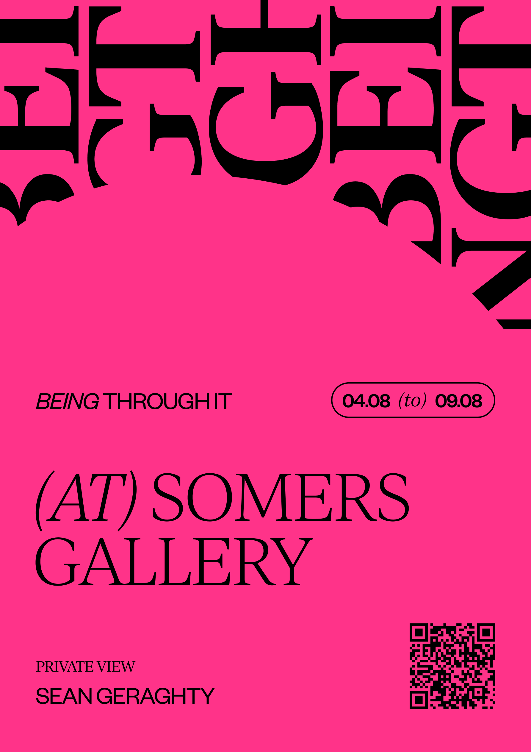 Artwork for a gallery exhibition at Somers Gallery